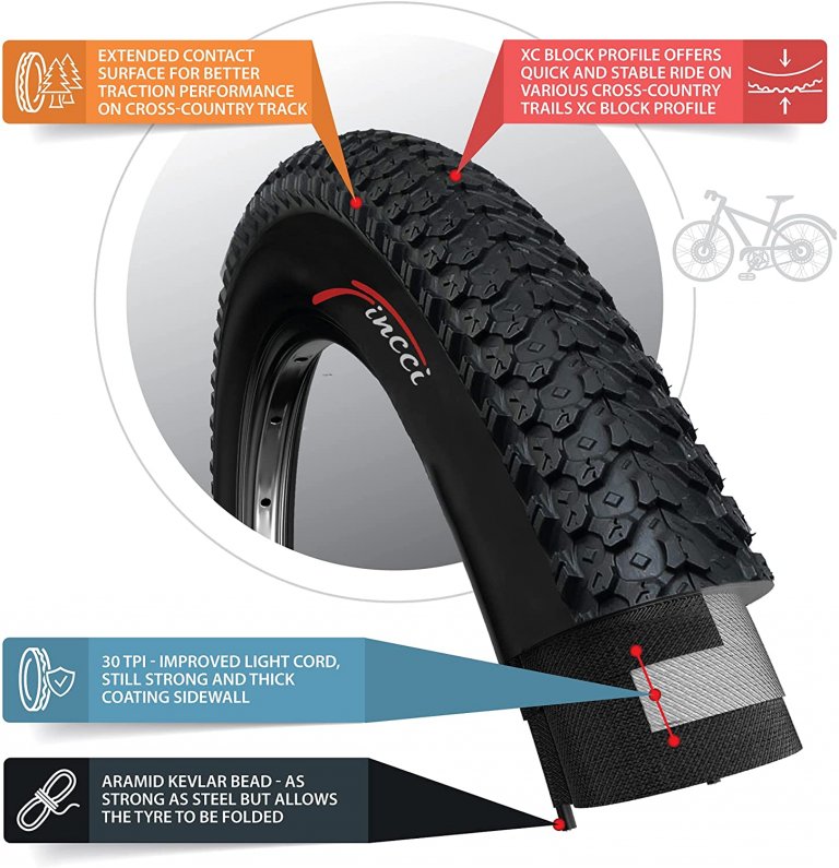 Fincci 26 x 2.125 54559 MTB Tyre Buy in Online Shop